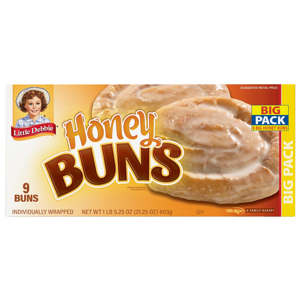 Little Debbie Honey Buns Big Pack - 9 ct