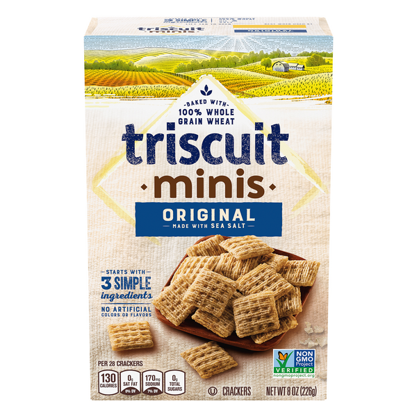 Save On Nabisco Triscuit Baked Whole Grain Wheat Crackers Original Minis Order Online Delivery Stop Shop