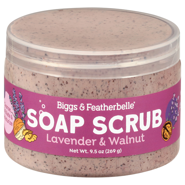 Biggs & Featherbelle Lavender & Walnut Soap Scrub