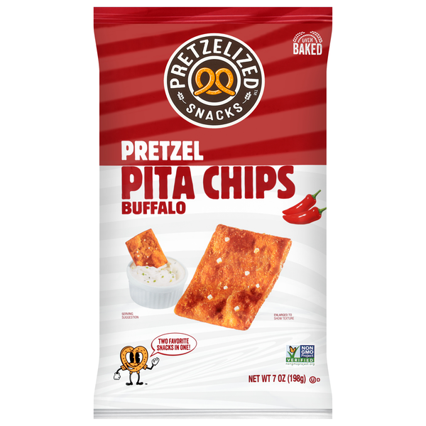 Pretzelized Snacks Buffalo Pretzel Pita Chips