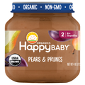 Happy Baby Organics Stage 2 Baby Food Pears & Prunes