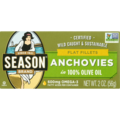 Season Flat Anchovy Fillets in Olive Oil