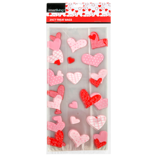 Smart Living Treat Bags Valentine Hearts