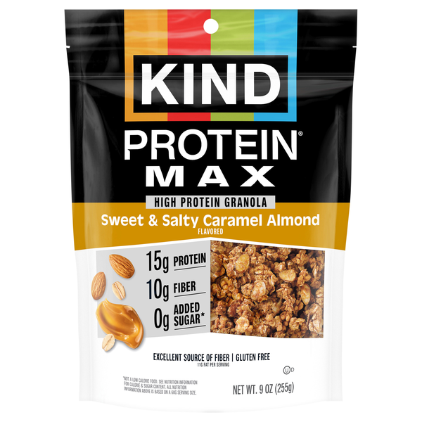KIND Protein MAX Gluten Free Sweet & Salty Caramel Almond Granola