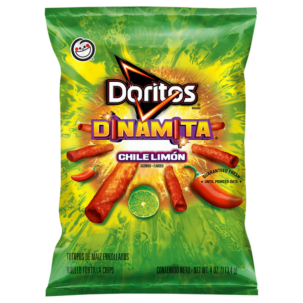Save on Doritos Rolled Tortilla Chips Dinamita Chile Limon Order Online