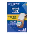 CareOne Bandages Heavy Duty Strong Strip Antibacterial 1 X 3.25 Inch