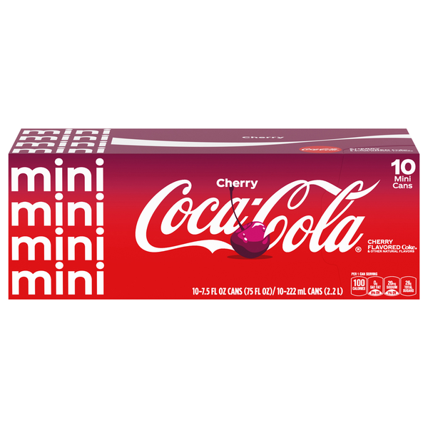 Coca-Cola Cherry Soda Mini - 10 pk