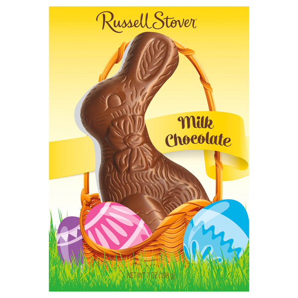Russell Stover Solid Milk Chocolate Bunny Easter Candy