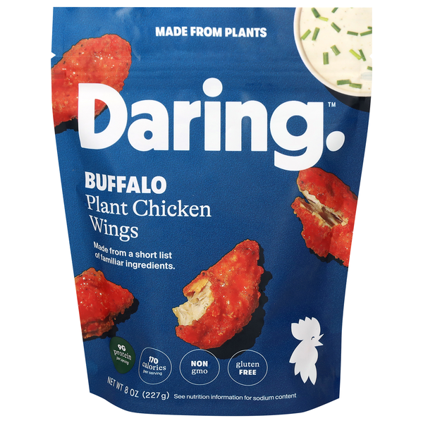 Daring Gluten Free Buffalo Plant Chicken Wings