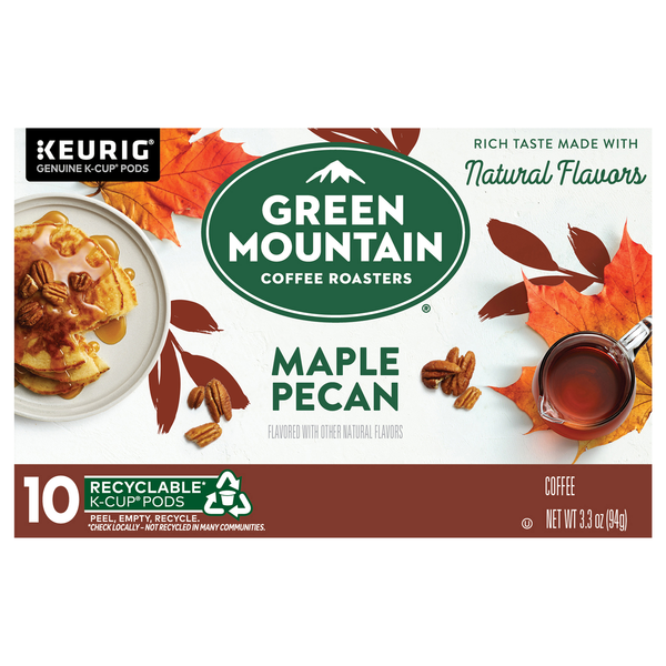 Save on Green Mountain Maple Pecan Flavored Light Roast Coffee K