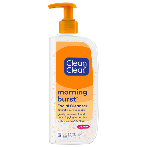 Clean & Clear Morning Burst Facial Cleanser Pump Oil-Free