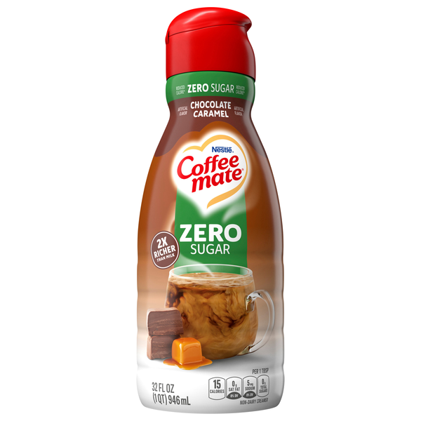 Coffee mate Zero Sugar Chocolate Caramel Flavored Coffee Creamer