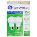 GE LED Light Bulb 75W Soft White