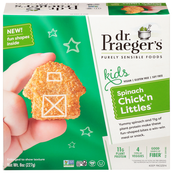 Save on Dr. Praeger's Kids Spinach Chick'n Littles Order Online
