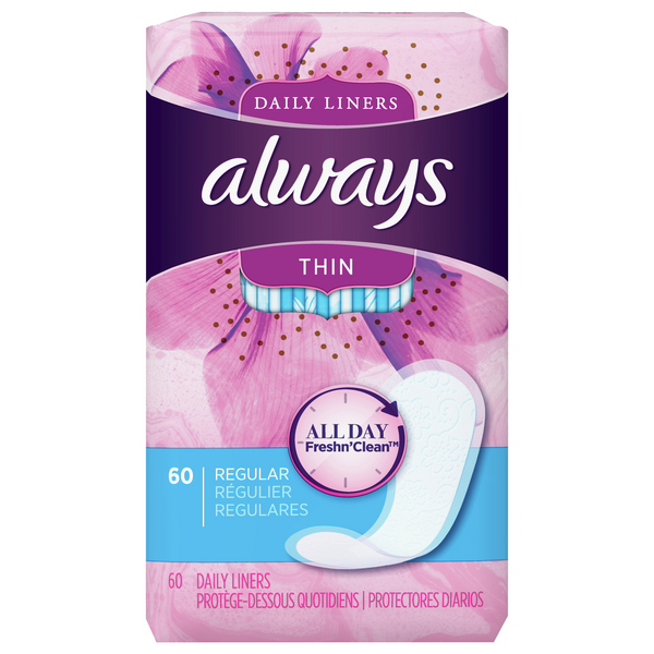 Save on Always Liners Thin Regular Order Online Delivery Giant