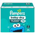 Pampers Baby-Dry Size 7 Baby Diapers 26-50 lb