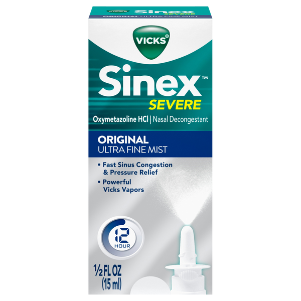Vicks Sinex Severe Nasal Decongestant Original Ultra Fine Mist