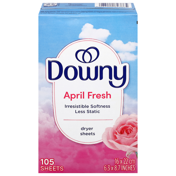 Downy April Fresh Fabric Softener Dryer Sheets