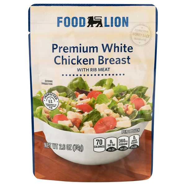 Food Lion Premium White Chicken Breast with Rib Meat