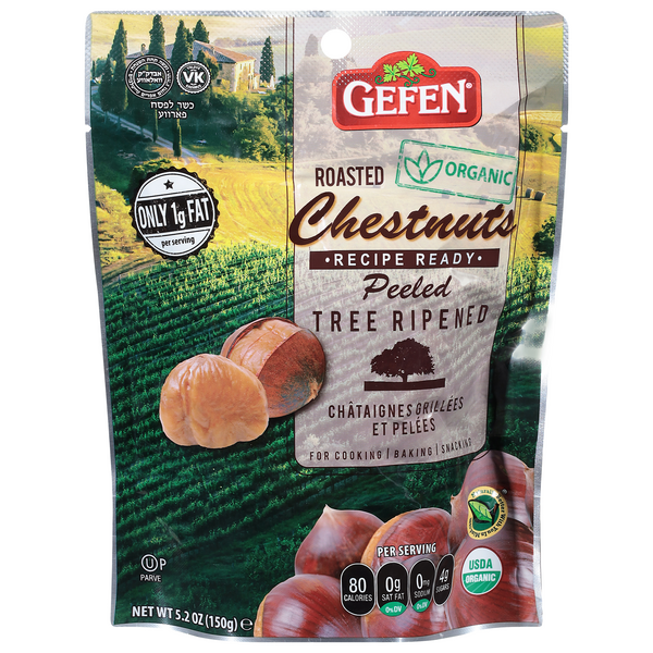 Gefen Chestnuts Roasted & Peeled Whole Organic
