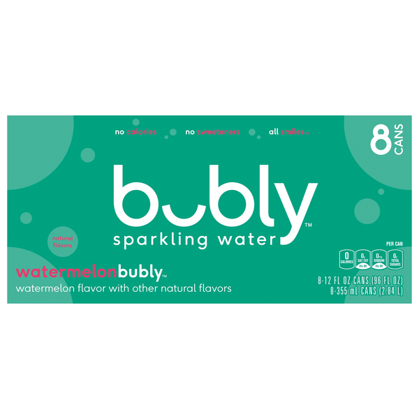 Save on bubly Sparkling Water Watermelon 8 pk Order Online Delivery