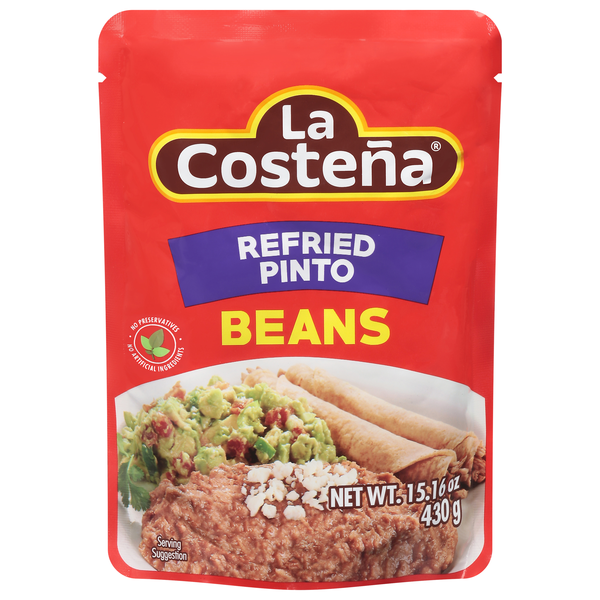 La Costena Refried Pinto Beans Microwave