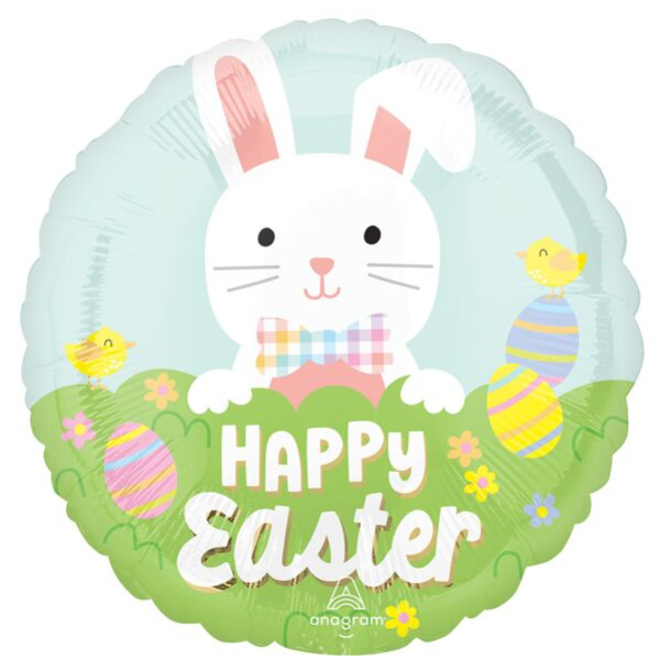 Happy Easter 18 Inch Helium-Filled Foil Balloon (Design Varies)