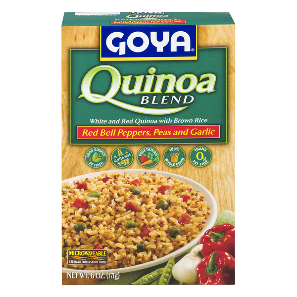 Goya Quinoa Blend Red Bell Peppers Peas and Garlic