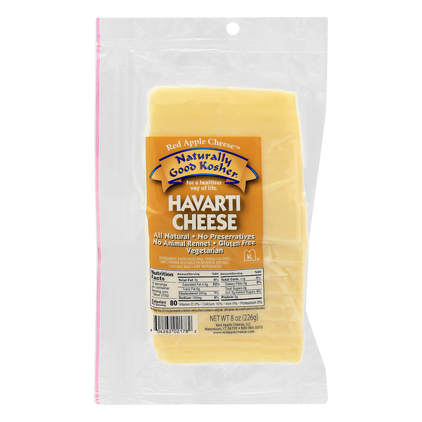 Save on Red Apple Cheese Havarti Sliced 10 ct Order Online Delivery