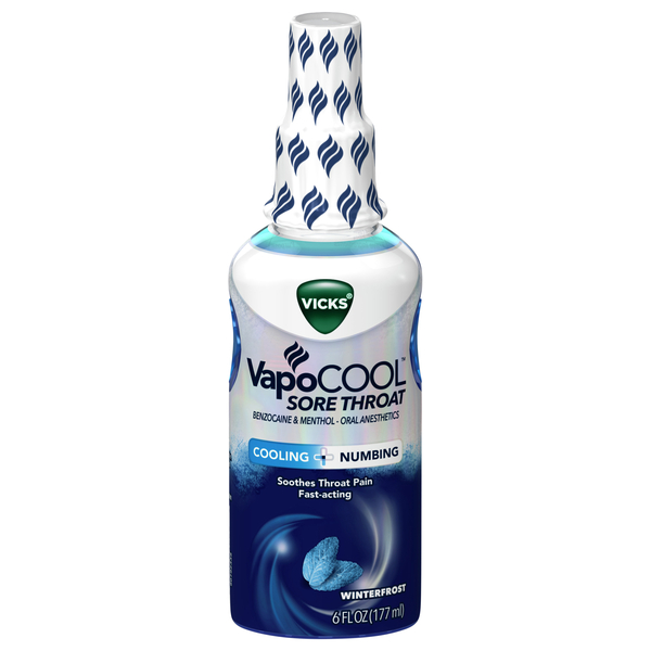 Vicks VapoCool Winterfrost Flavored Sore Throat Spray