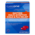 CareOne Daytime Cold & Flu Multi-Symptom Relief Softgels