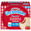 Smucker's Uncrustables Peanut Butter & Strawberry Jam Sandwich - 10 ct