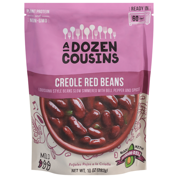 A Dozen Cousins Creole Red Beans Microwave