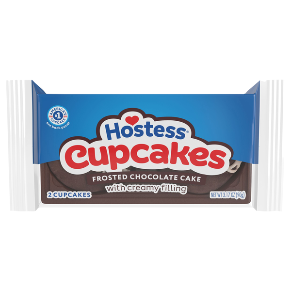 Hostess Chocolate Cupcakes - 2 ct