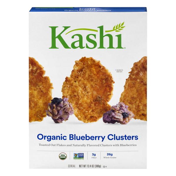 Save on Kashi Toasted Oat Cereal Blueberry Clusters Organic Order