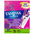 Tampax Radiant Unscented Super Tampons