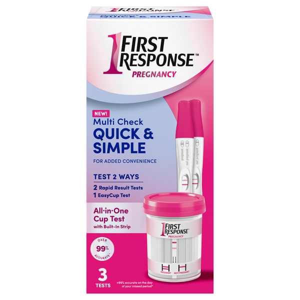 First Response Multi Check Quick & Simple Pregnancy Test Kit
