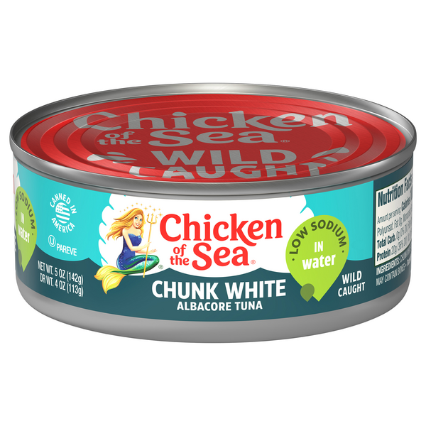 Chicken of the Sea Low Sodium Chunk White Albacore Tuna in Water