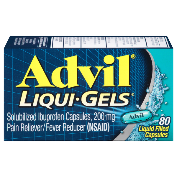 Advil Ibuprofen Pain Relief 200 mg Liqui-Gels