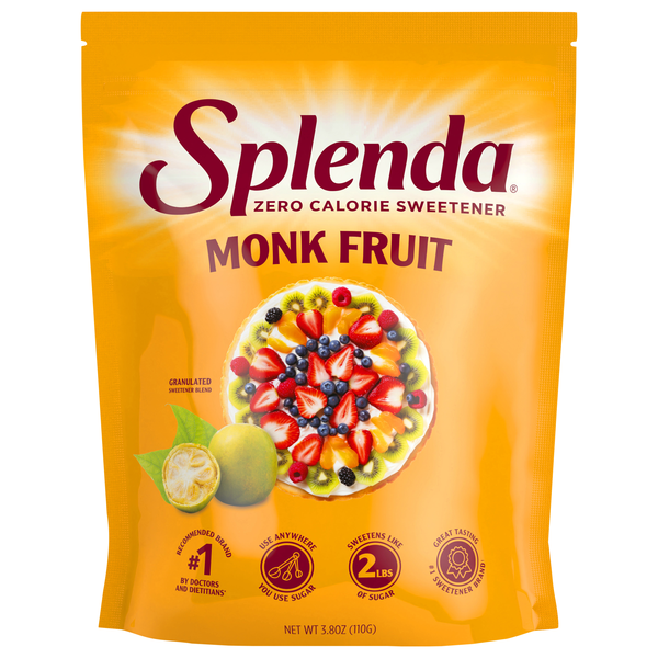 Splenda Zero Calorie Monk Fruit Sweetener