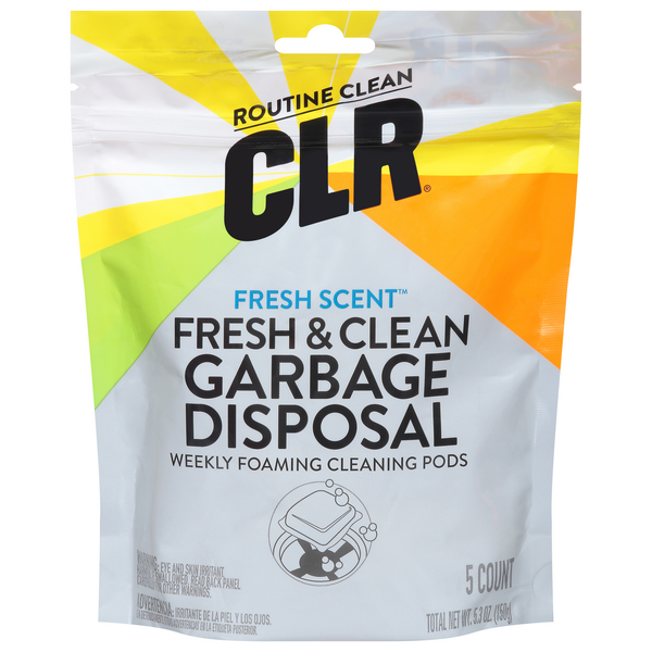 Save on CLR Fresh Scent Garbage Disposal Foaming Cleaning Pods Order Online Delivery MARTIN'S