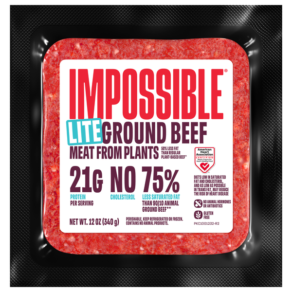Impossible Made From Plants Lite Ground Beef Refrigerated
