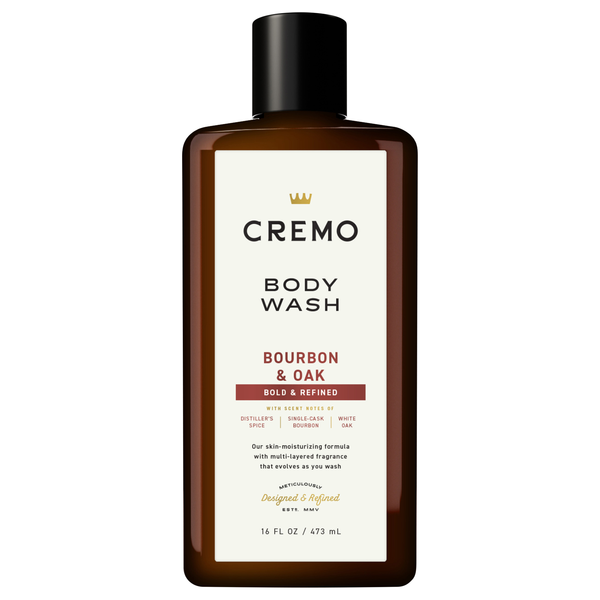 Cremo Men All Season Bourbon & Oak Moisturizing Body Wash