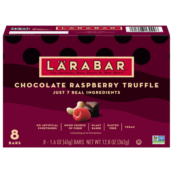 Save on LARABAR Chocolate Raspberry Truffle Fruit & Nut Bar - 8 ct ...