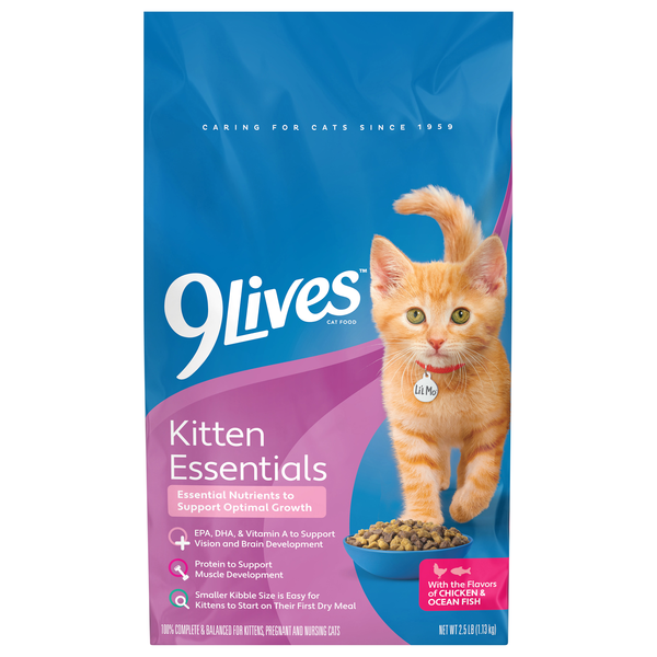 9Lives Kitten Essentials Chicken & Ocean Fish Dry Cat Food