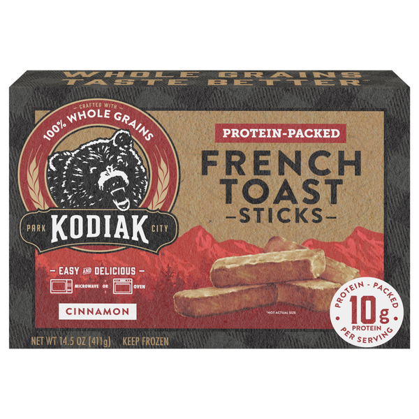 Kodiak Protein Packed Cinnamon French Toast Sticks