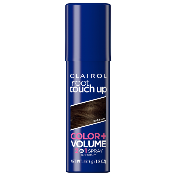 Clairol Root Touch Up 2 in 1 Temporary Color + Volume Spray Dark Brown