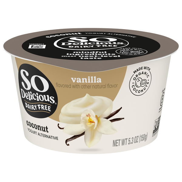 So Delicious Dairy Free Vegan Vanilla Coconutmilk Yogurt Alternative Cup
