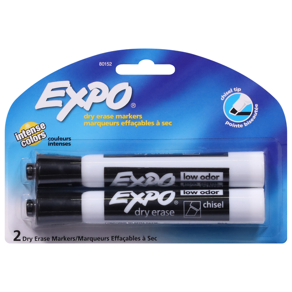 Sanford Expo Dry Erase Markers Low Odor Ink Chisel Tip