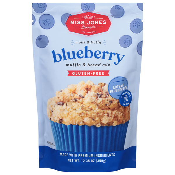 Miss Jones Baking Co. Gluten Free Blueberry Muffin & Bread Mix
